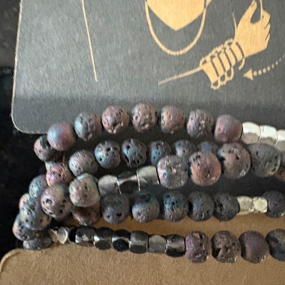 NEW Scout Midnight Rose Lava Wrap Bracelet & Necklace - Picture 12 of 15